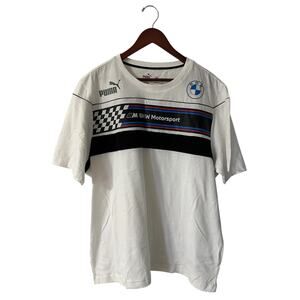 Puma BMW Motorsport White Logo Shirt Men’s XXL NEW with TAGS